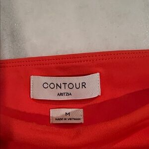 Aritzia Contour Bodysuit in Vibrant Red